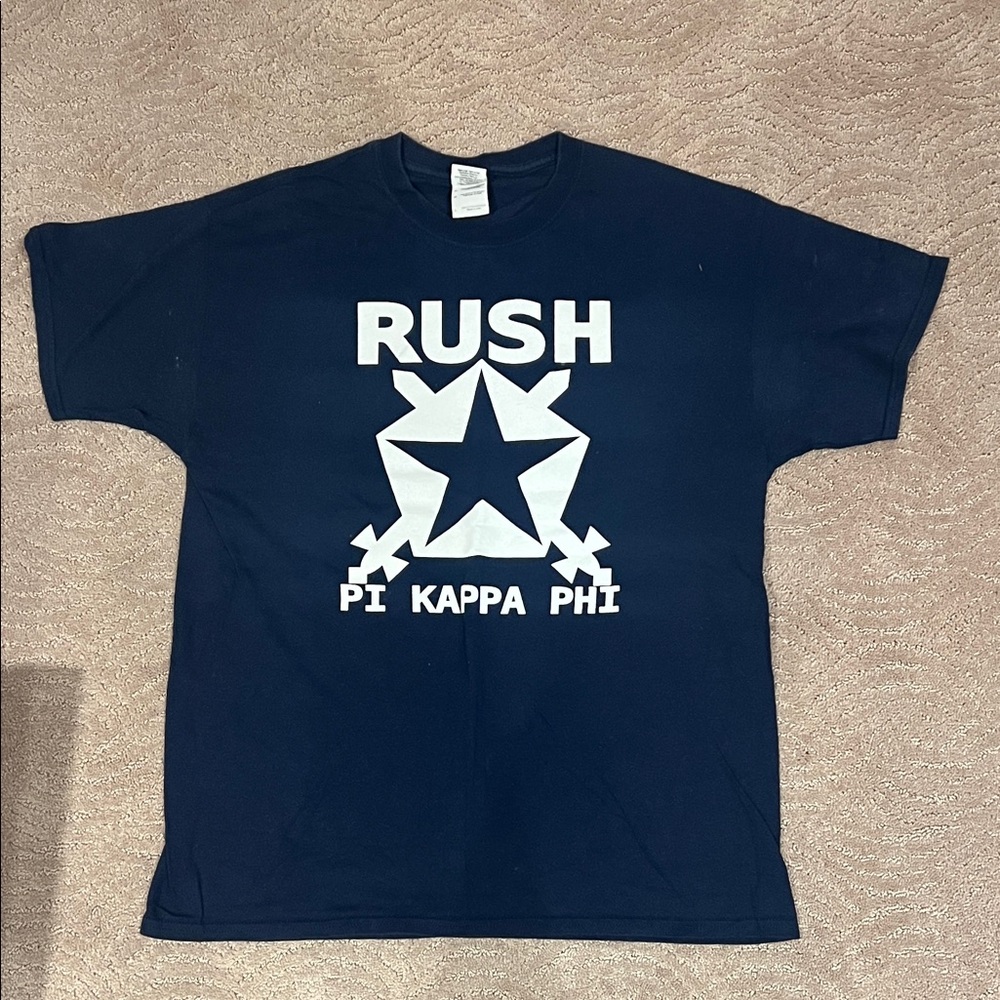 Navy frat rush t-shirt